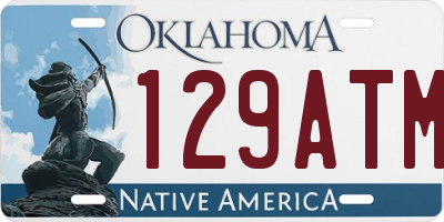 OK license plate 129ATM