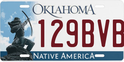 OK license plate 129BVB