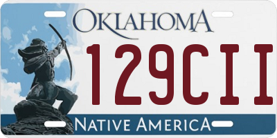 OK license plate 129CII