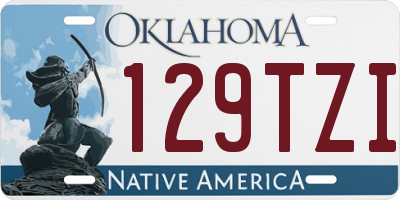 OK license plate 129TZI