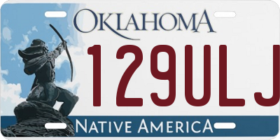 OK license plate 129ULJ