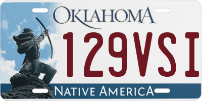 OK license plate 129VSI