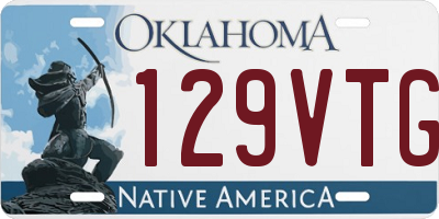OK license plate 129VTG
