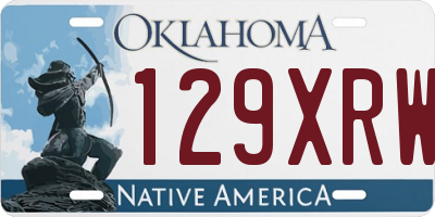 OK license plate 129XRW