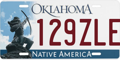 OK license plate 129ZLE