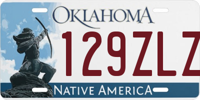 OK license plate 129ZLZ