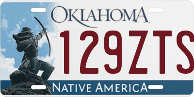 OK license plate 129ZTS