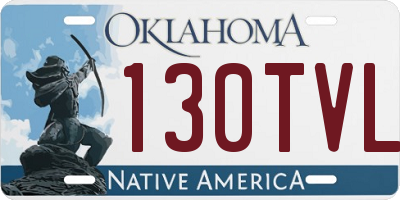 OK license plate 130TVL