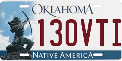 OK license plate 130VTI