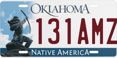 OK license plate 131AMZ