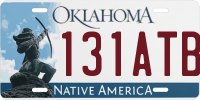 OK license plate 131ATB