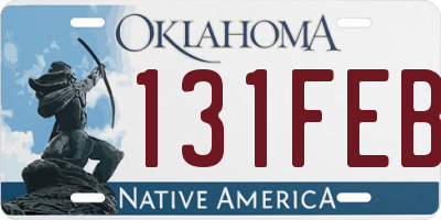 OK license plate 131FEB