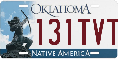 OK license plate 131TVT