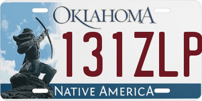 OK license plate 131ZLP