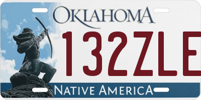 OK license plate 132ZLE