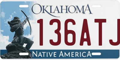 OK license plate 136ATJ