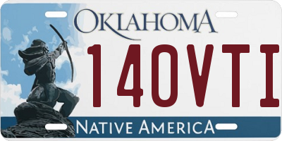 OK license plate 140VTI