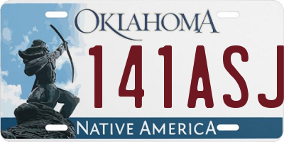 OK license plate 141ASJ