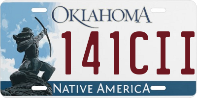 OK license plate 141CII