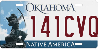 OK license plate 141CVQ