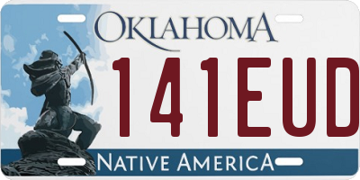 OK license plate 141EUD