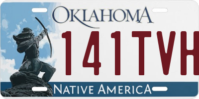 OK license plate 141TVH