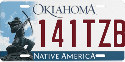 OK license plate 141TZB