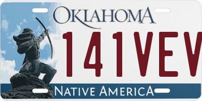 OK license plate 141VEV