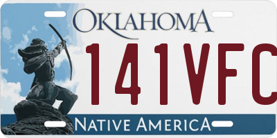 OK license plate 141VFC