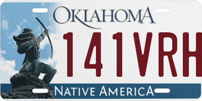 OK license plate 141VRH