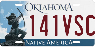 OK license plate 141VSC