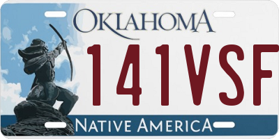 OK license plate 141VSF