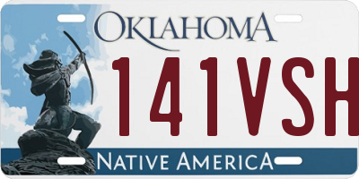 OK license plate 141VSH