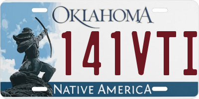 OK license plate 141VTI