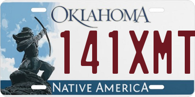 OK license plate 141XMT