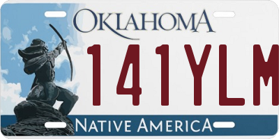 OK license plate 141YLM
