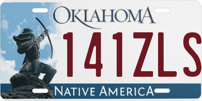 OK license plate 141ZLS