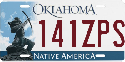 OK license plate 141ZPS
