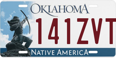 OK license plate 141ZVT