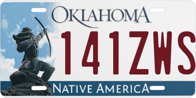 OK license plate 141ZWS