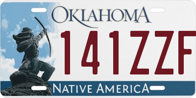 OK license plate 141ZZF