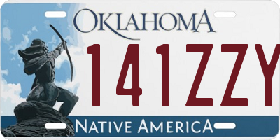 OK license plate 141ZZY