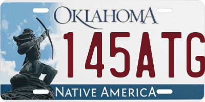 OK license plate 145ATG