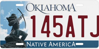 OK license plate 145ATJ