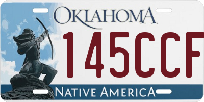 OK license plate 145CCF