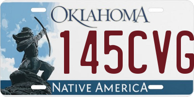 OK license plate 145CVG