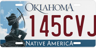 OK license plate 145CVJ