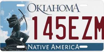 OK license plate 145EZM