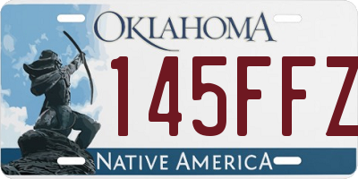 OK license plate 145FFZ
