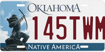 OK license plate 145TWM
